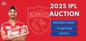 Read more about the article Arshdeep Singh IPL 2025 Value Staff, Rs. 18 Crore, Profession Stats, Information