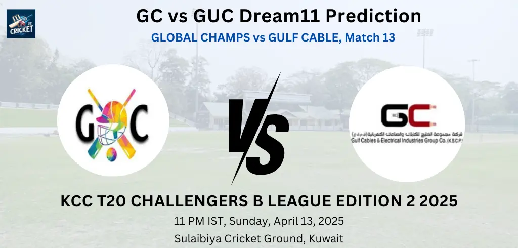 You are currently viewing At the moment’s Match 13 – Fantasy Cricket Ideas, Captain Selections, Enjoying XI & Harm Updates – KCC T20 Challengers B League Version 2 2025