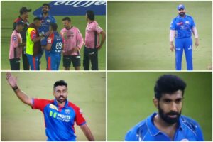 Read more about the article [WATCH] Karun Nair, Jasprit Bumrah Concerned in Heated Argument After DC Influence Participant Smashes 18 Runs Off MI Star in IPL 2025 Comeback